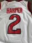 Dylan Harper Rutgers Scarlet Knights Autograph Signed Jersey  Psa Coa 