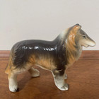 Collie Dog Figurine Ceramic Made In Japan  25-vintage 5   x4   x2 5   -great Condition