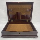 The Bombay Company Mahogany Wood Letter Box Desk Organizer Vintage