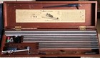 Vintage Keuffel   Esser K e Leroy Lettering Set Drafting Kit Wooden Case