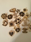 Lot Of 18   Chanel Button Charms-gold Tone