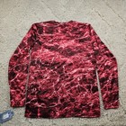 Mossy Oak Fishing Mens Long Sleeve Elements Agua Size Medium Spellout Logo Y2k 