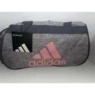 Adidas Diablo Small Ii Duffel Bag Gym Locker Travel Logo Black Pink New