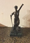 Bronze Lady Justice Sculpture Signed Paloma 21 Inches  missing Scales 