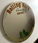 Rolling Rock Premium Beer Brewed With Pure Mountain Spring Water Old Mirror Sign