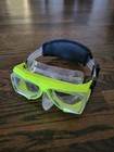 Ocean Master Z24 Equalizer Purge Dive Mask Q-strap Tempered Glass Yellow W  Case
