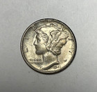 1941-d 10c Mercury Dime Higher Grade Toned 90  Silver