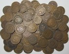 Lot Of 100 Average Circ  Indian Head Cents Common Date 1900s Pennies   2 Rolls