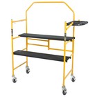 Metaltech Jobsite Series 4ft  Folding Scaffold  500-lb  Capacity  Model  I-imcnt
