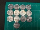 Vintage Man In Space Coins Lot Shell Oil Contest Nasa Gemini Apollo Advertising