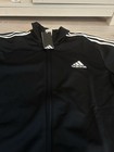 Adidas Mens Fire Tricot Set Tracksuit Top Bottom Bird Black Gk9651 1d