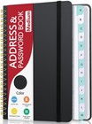 Small Address Book With Alphabetical Tabs  Phone Book Password Keeper With Spira