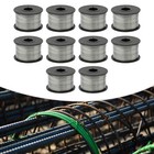 10 Rolls Iron Wires Universal Tie Wire For Rebar Bundling Machine 110m 360 89ft