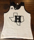Adidas Women   s H-town Reversible Basketball Jersey Sz  L  30 New Azb001 Texas