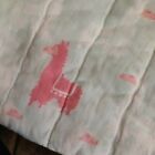 Pottery Barn  Crib Toddler Bed Set Libby Llama  Quilt Only Pre Owned