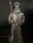 Michael Ricker Le Pewter Father Christmas   Santa Claus   Signed   Numbered 9 5 