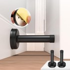 2 Pack Door Stoppers  No Drilling Wall Protection With Rubber Padded Tip  304   