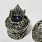 The Tudor Mint The Crystal Cauldron 1065 Pewter Wizard Dragon Egg Figurine Uk