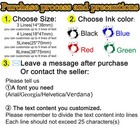 Custom Self-inking Rubber Stamps Personalized Return Address Up To 3-8 Lines