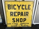 Original Bicycle Repair Storefront Shop Sign
