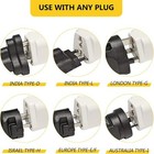 1-10 Pcs European Eu To Us American Adapter Plug Converter Euro Asia To Usa