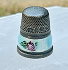 Four  4  Vintage Silver Thimbles  Sterling Germany   800 Silver Italy  Mexico   