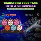 Yobbai Magnetic Coral Frag Rack For 1 Count  pack Of 1   Neon Orange-black