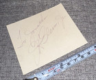 John Glenn Vintage Hand Signed Autograph - Nasa Mercury Astronaut