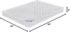 Oliver   Smith Queen Mattress - 6 Inch Hybrid Queen Size Mattress With Pocketed 