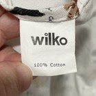 Wilko Cat Printed Kitchen Bib Apron Front Pocket Tie Back Cotton Flawed