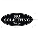 No-soliciting Sign For House Signs For Home - Premium No Soliciting Thank You   