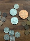 Silver Half Dollar Coin Lot Buffalo Nickel Wheat Cents Copper Round Mix