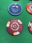 Lot Of Nine  9  Casino Chips Gaming Tokens Various Locations Las Vegas - Nevada