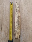 Vintage Scrimshaw Faux Whale Tooth 1840 Daniel Christian Size 11    Resin