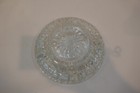 Vintage Clear Cut  Glass Style Ashtray Cigar Or Cigarette Ashtray Decor