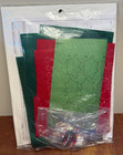 New Bucilla Elegant Poinsettia 18  Felt Christmas Stocking Kit 85105 18  Sequins