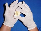 6 Pair Mens Or Womens 100  Cotton White Coin Inspection Gloves Jewelry Photo 