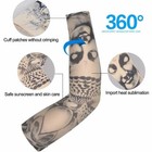 6 Pair Tattoo Cooling Arm Sleeves Uv Sun Protection Unisex Basketball Golf Sport