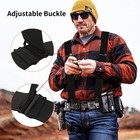 Kricjyh 2 Inch Black Suspenders For Men Heavy Duty Big And Tall Clips Wide Xb   