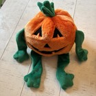 Ty Retired Beanie Baby Buddy Pumpkin Halloween 1999  Lot Of 2