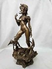 New bronze Figurine For Interior Girl Medusa Gorgon 2024 Russia