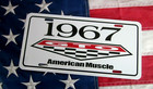 1967 Pontiac Gto  American Muscle License Plate Car Tag 67 Goat Tiger Geeto