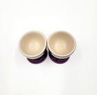 Le Creuset Egg Cups Purple Ultra Violet Set Of 2 New