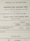1902 Rr Document Corning   Painted Post Street Railway Electric Streetcar Ny 