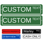 Custom Holiday Gift Outdoor indoor Personalized Street Signs  2 Size multicolors