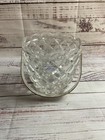 Lead Crystal Small Ice Bucket With Handle Made In West Germany