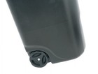Rubbermaid 50 Gal Roughneck Wheeled Plastic Garage Trash Can  Black