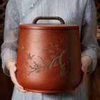 Authentic Yixing Zisha Tea Canister Jar With Lid Sealed Holder For Pu er Tea New