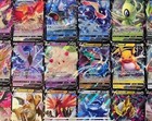 Pokemon Card Bulk Lot 50 Holo reverse Holo Only  Guaranteed V ex ur - Near Mint