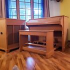 1950 s Hammond C3 Blonde Draw Organ With Matching Pr-40 Tone Cabinet
